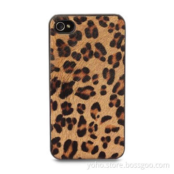 Fashionable Leopard Grain PC Case for iPhone 4 and 4S, Various Colors Available